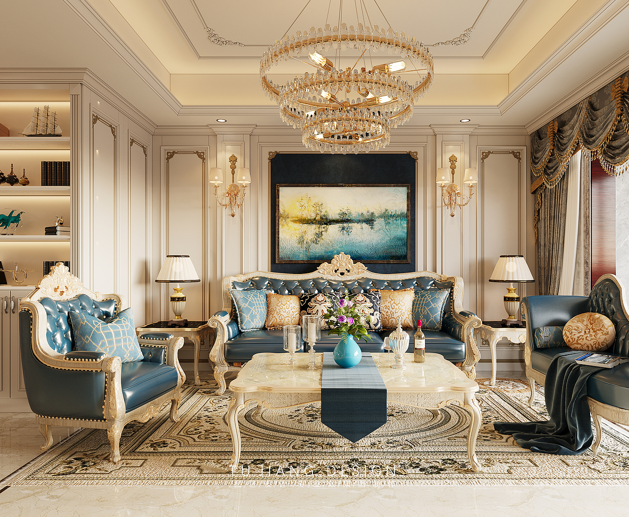 家装|欧式风以简洁、大气、高贵为主要特点