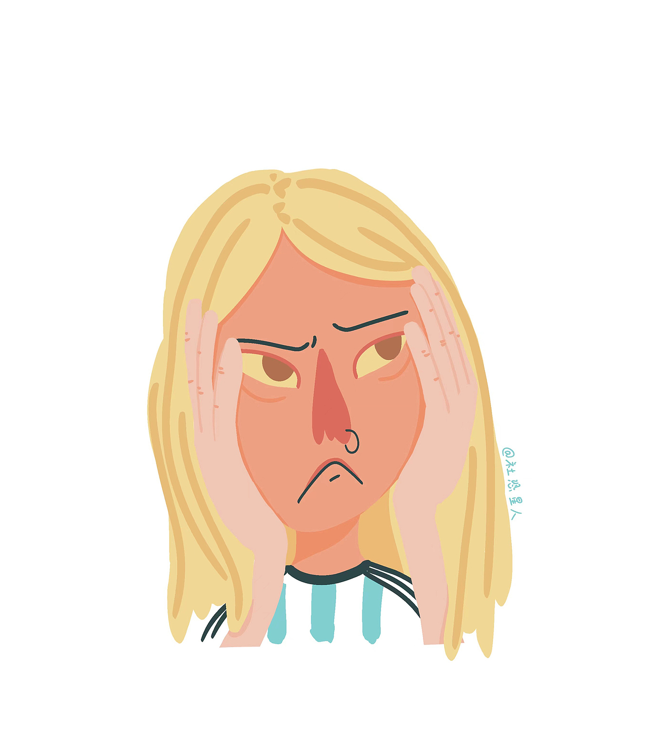 百變頭像 day13（圖ZMzQxNjAzNDI0） - 創(chuàng)作習(xí)作 - 站酷設(shè)計(jì)師磨牙布原創(chuàng)素材 - 站酷ZCOOL