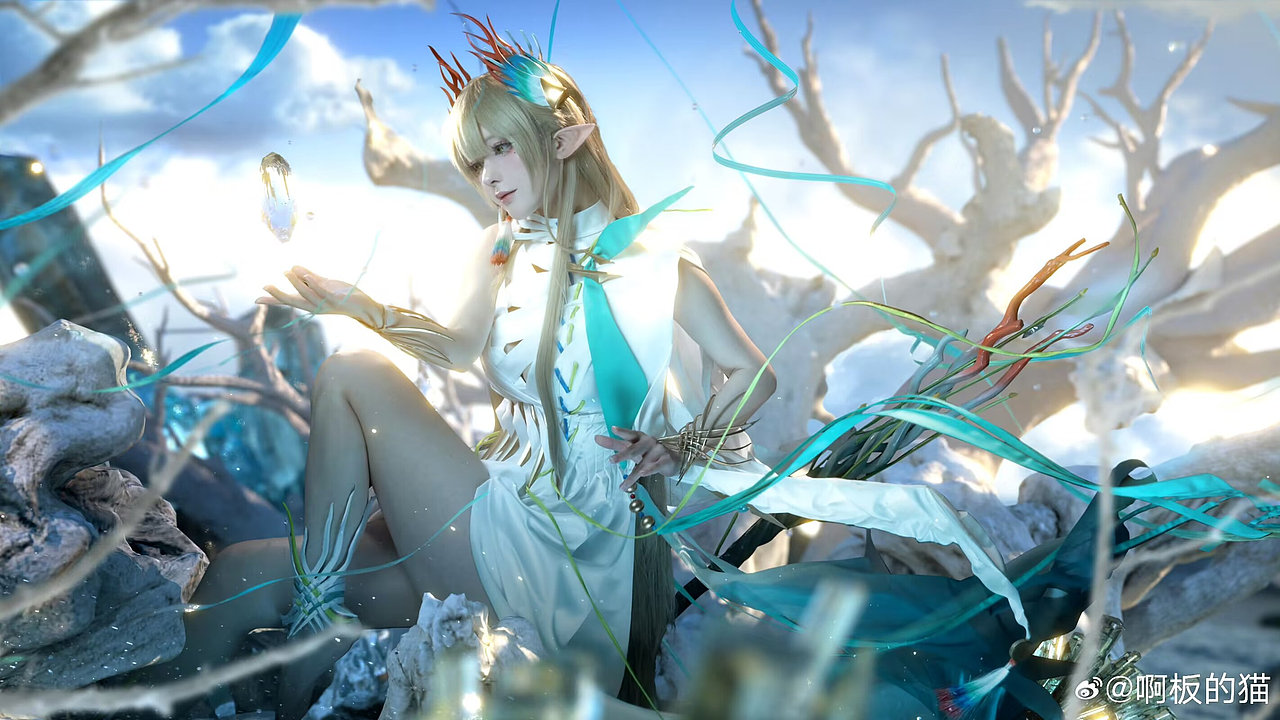 【COS合成后期】《明日方舟》五周年——缪尔赛思-新枝（图ZMzcwNzU3MTA4） - 海报 - 站酷设计师Mingyin3原创素材 - 站酷ZCOOL