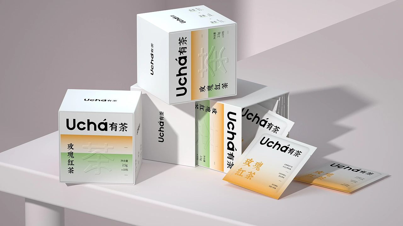 尚智&times;有茶｜玫瑰红茶概念包装｜饮品包装设计