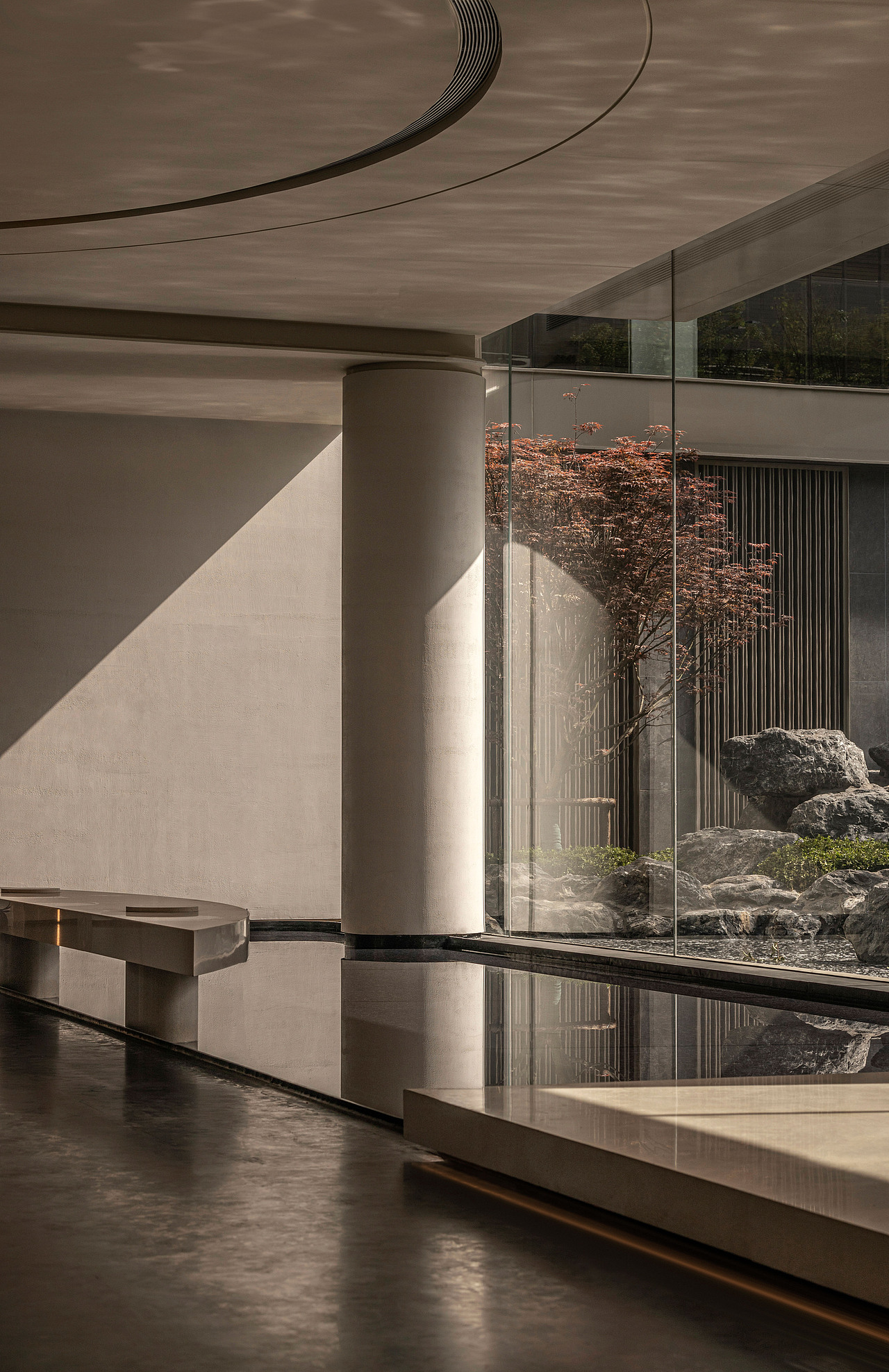 泉水殿堂，超越线条的东方诗性空间（图ZMzQxMDg2NzMy） - 商业空间设计 - 站酷设计师峻佳设计KarvOne原创素材 - 站酷ZCOOL