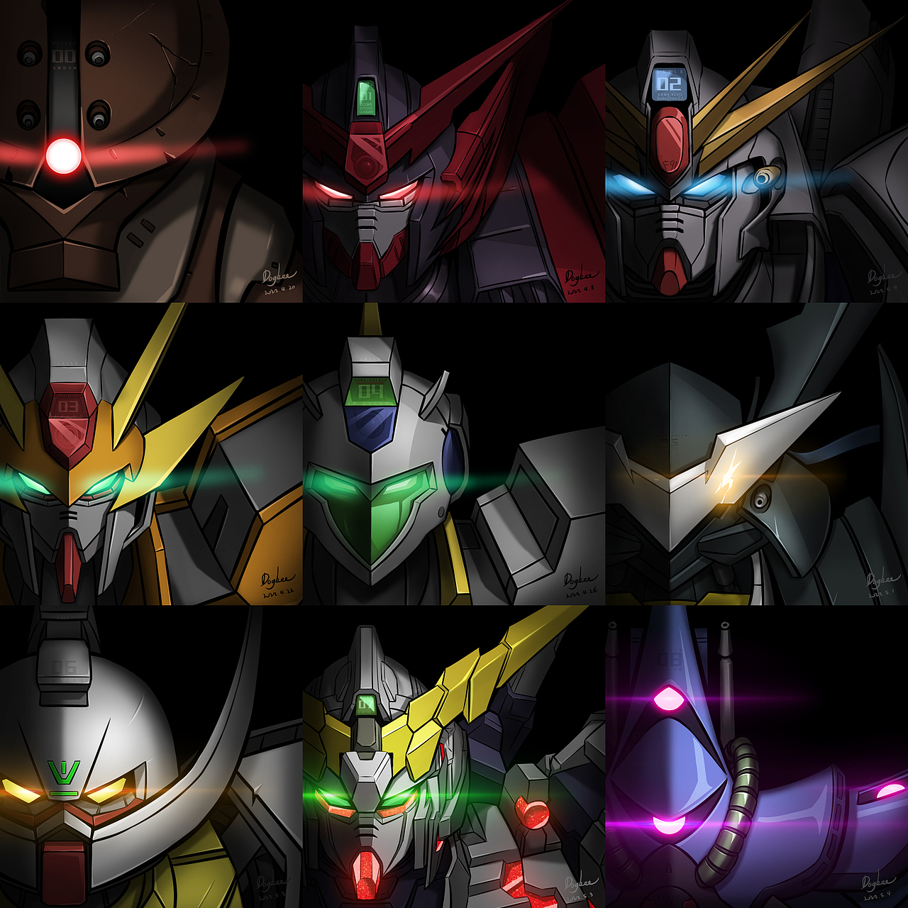 高达系列头像-持续更新中（图ZMjk5NzMxNzAw） - 其他动漫 - 站酷设计师天佑画车原创素材 - 站酷ZCOOL