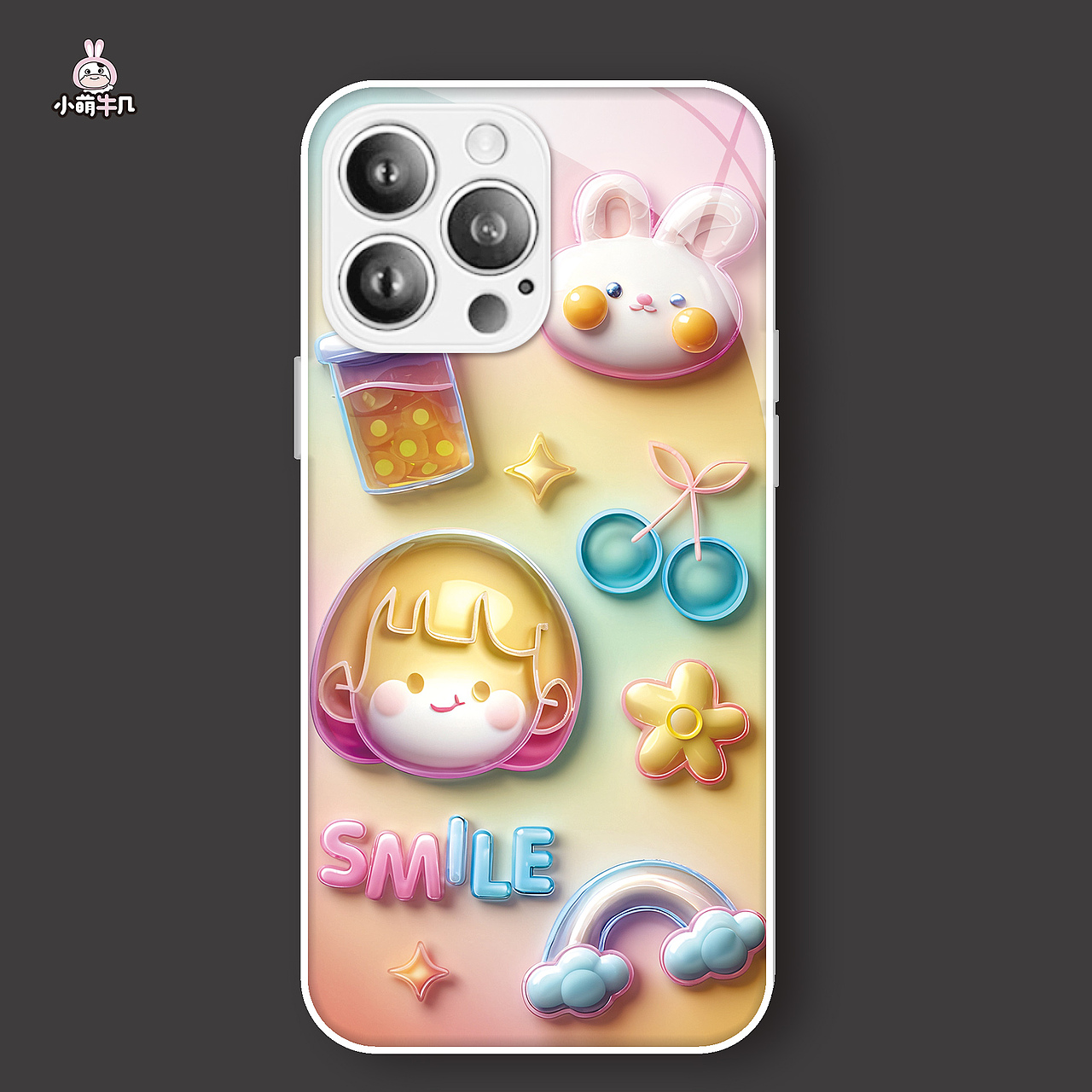 幻彩梦幻卡通手机壳图案原创