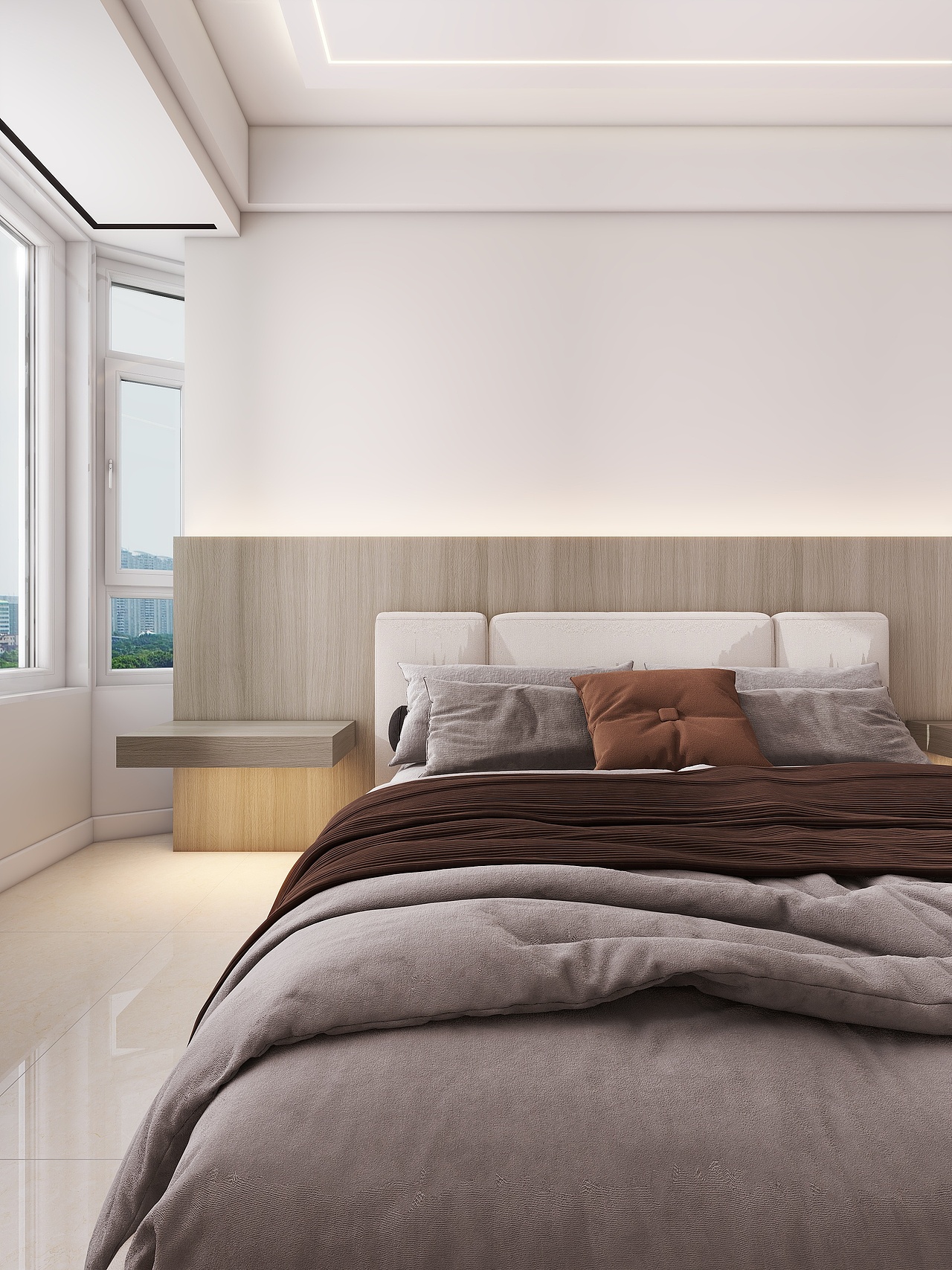 四川成都青熙兰庭(104平方现代简约三居室)