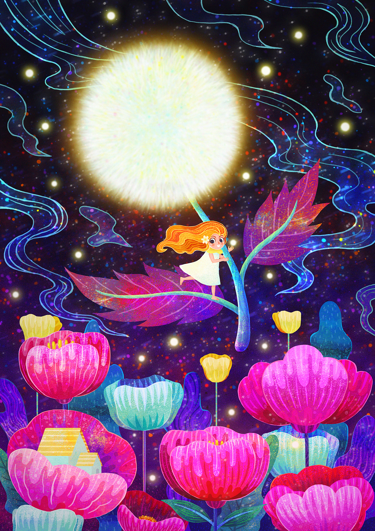 ～秘密花园系列插画——成长快乐～（图ZMzAzMjIyMzg4） - 儿童插画 - 站酷设计师dreamer44原创素材 - 站酷ZCOOL