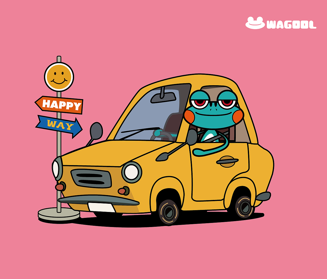原创ip--蛙哥（Wagool）（图ZMzQyNTE0OTgw） - IP形象 - 站酷设计师江海2046原创素材 - 站酷ZCOOL