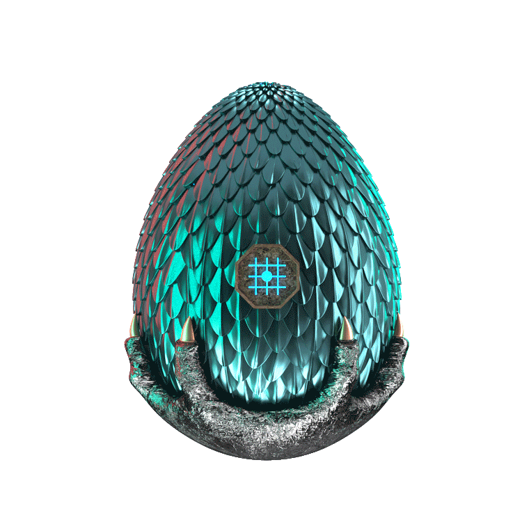 【商用】原创-数字藏品-九尾狐蛋+龙蛋