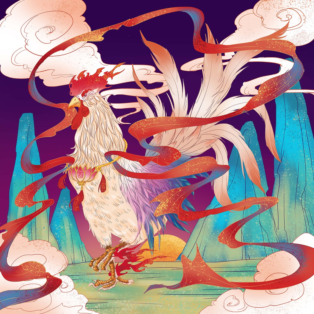 十二生肖邮票合作（图ZMzIzNDI1NjI0） - 商业插画 - 站酷设计师SylviaP_P原创素材 - 站酷ZCOOL