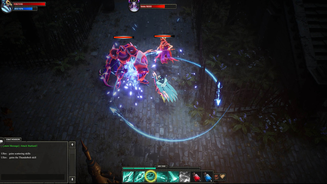 以虚幻制作的暗黑风格arpg实机演示游戏视频