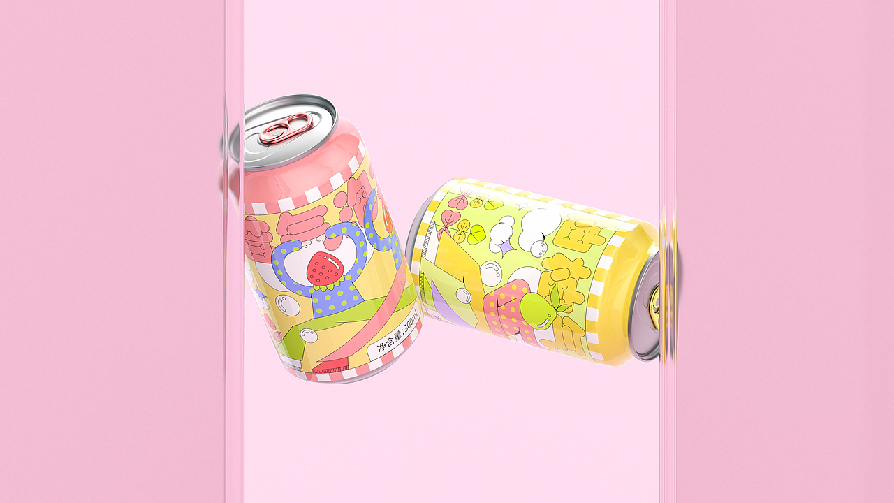 咕噜噜！！咕噜噜！！嗝 ~ ~ ~ 气泡水（图ZMzA1NjEzODQ4） - 包装 - 站酷设计师是阿伟阿原创素材 - 站酷ZCOOL