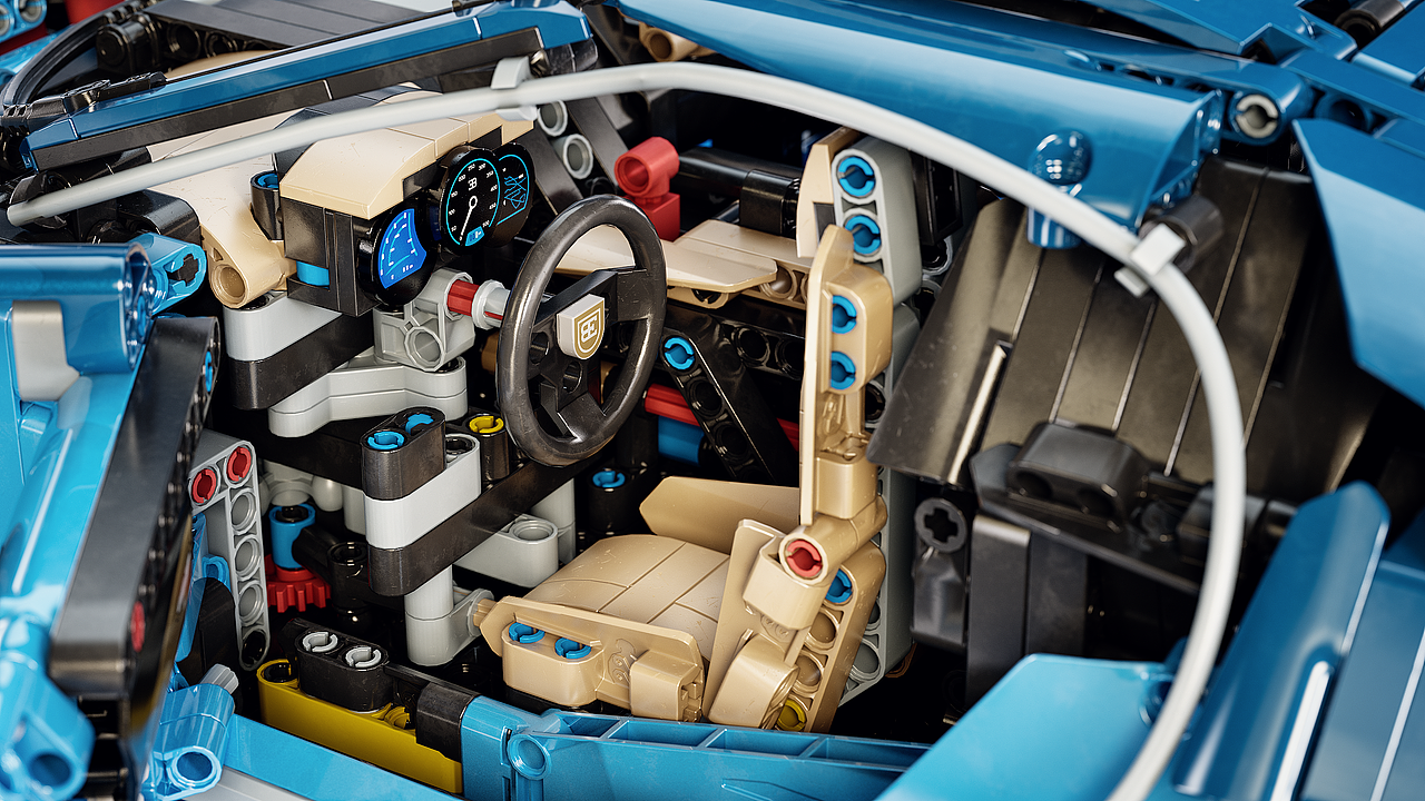 布加迪积木渲染