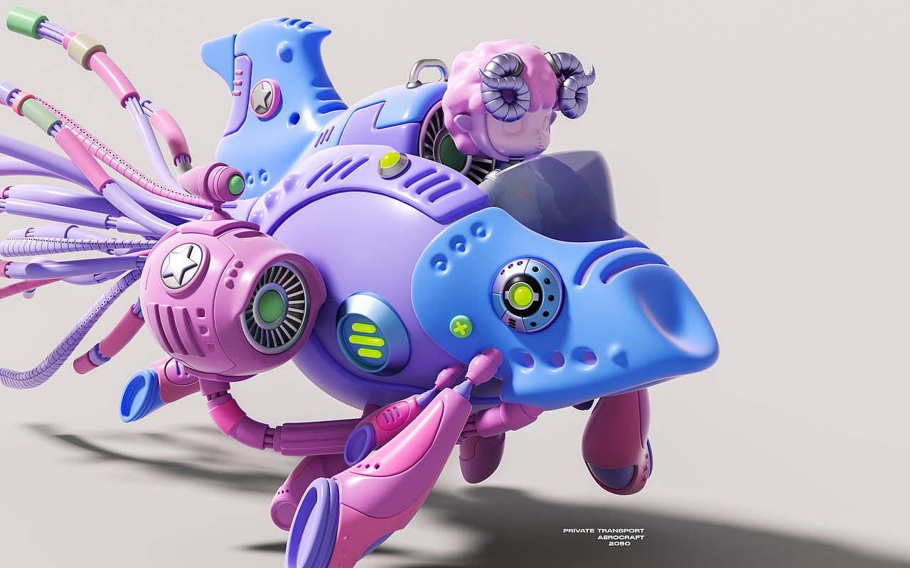飞行鱼号-未来个人环游飞行载具创作练习作品（图ZMzIxNjY4MTU2） - 产品 - 站酷设计师宏君原创素材 - 站酷ZCOOL