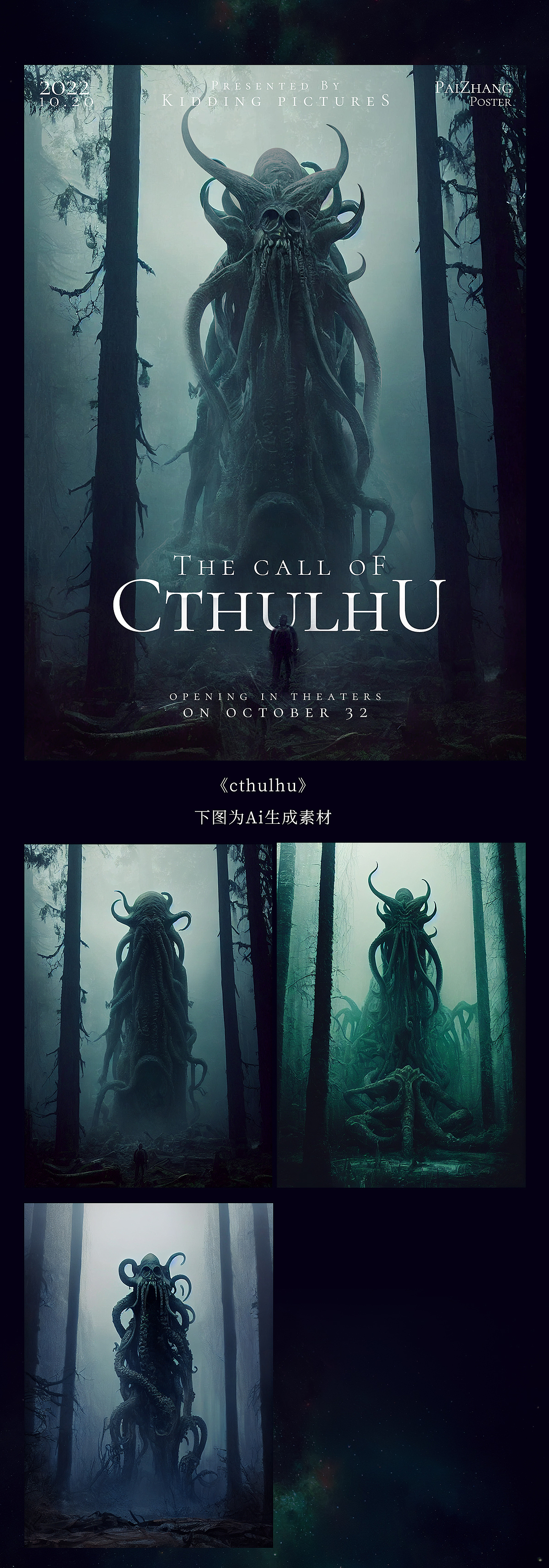 Midjounery生成素材合成海報(bào)練習(xí)（圖ZMzIxODY5MzM2） - 海報(bào) - 站酷設(shè)計(jì)師他們都叫我排長(zhǎng)原創(chuàng)素材 - 站酷ZCOOL