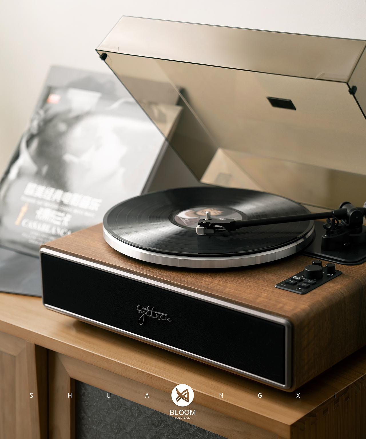 syitren黑胶唱片机-产品摄影
