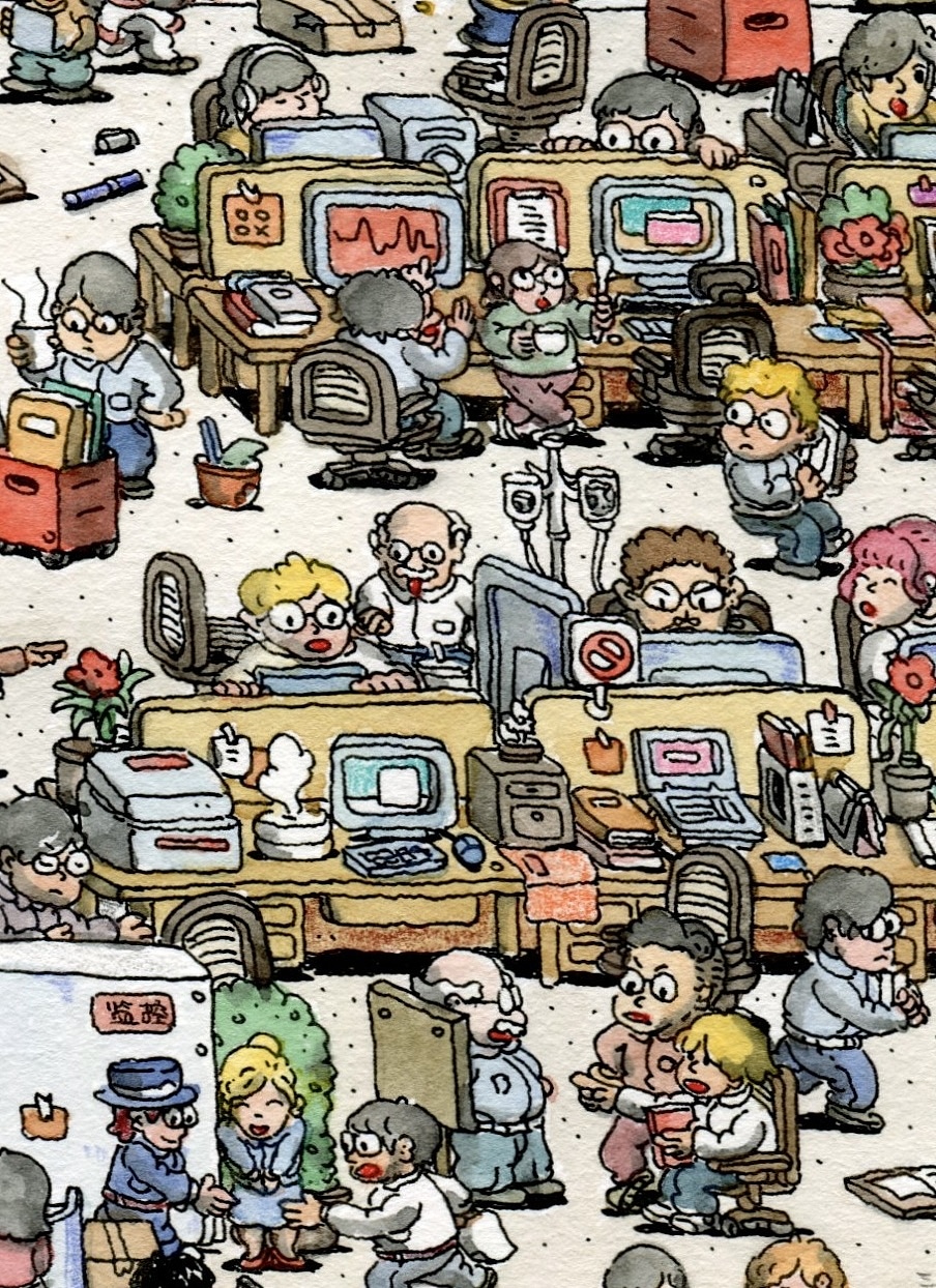 不打稿画画|带薪摸鱼