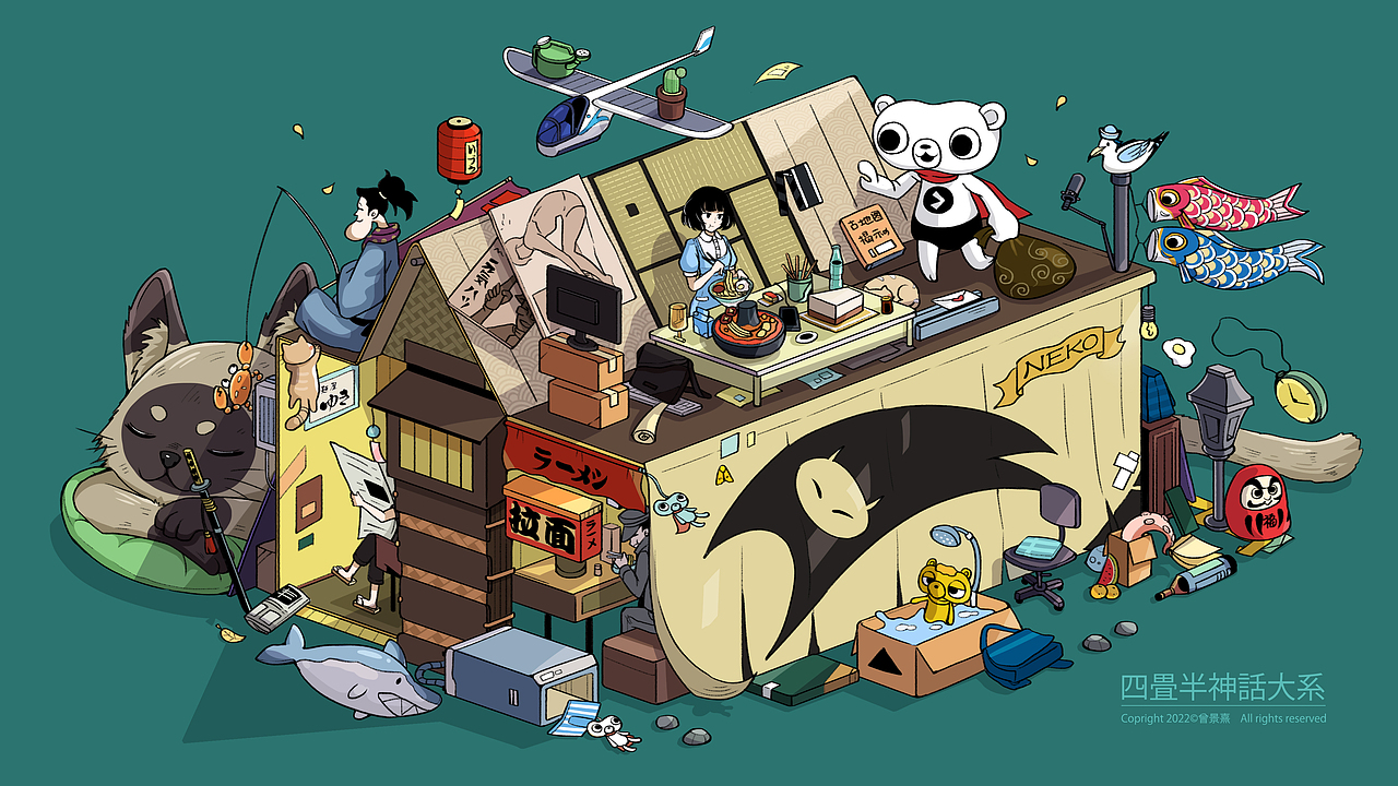 「 微观生活 」插画作品（六）（图ZMzExNDQzOTYw） - 创作习作 - 站酷设计师景熹原创素材 - 站酷ZCOOL