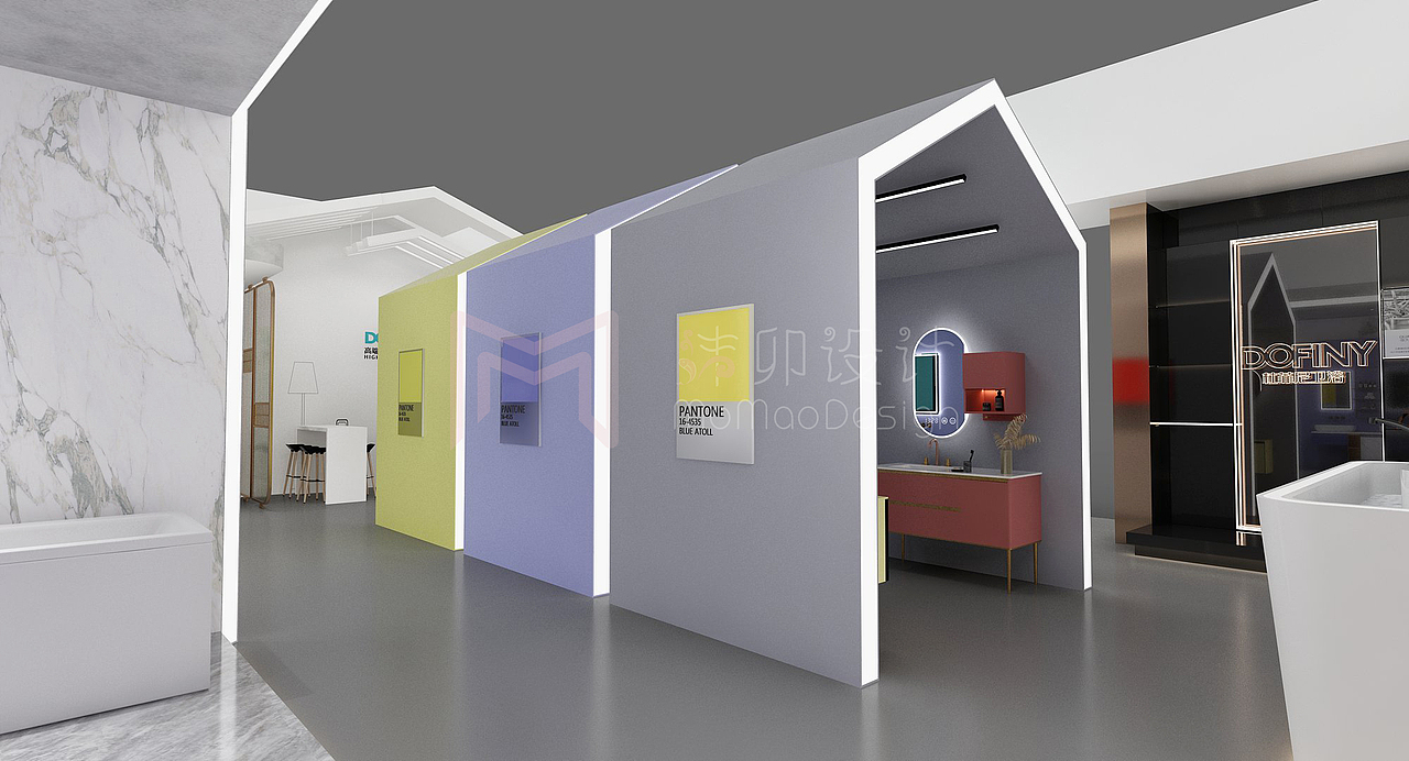 杜菲尼卫浴展位（图ZMzIyNzM1NTIw） - 场景 - 站酷设计师三末原创素材 - 站酷ZCOOL