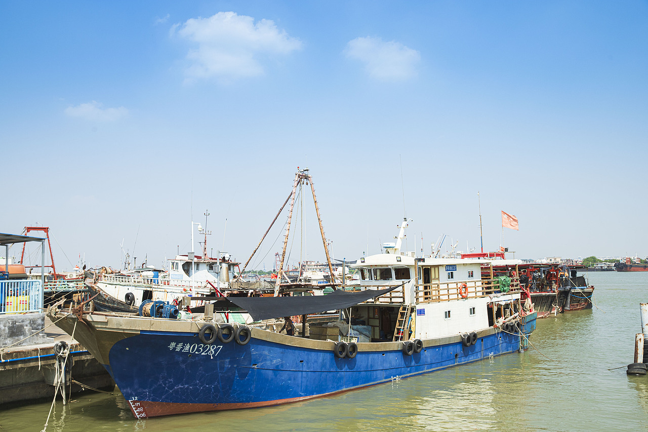 莲花山码头广州风景