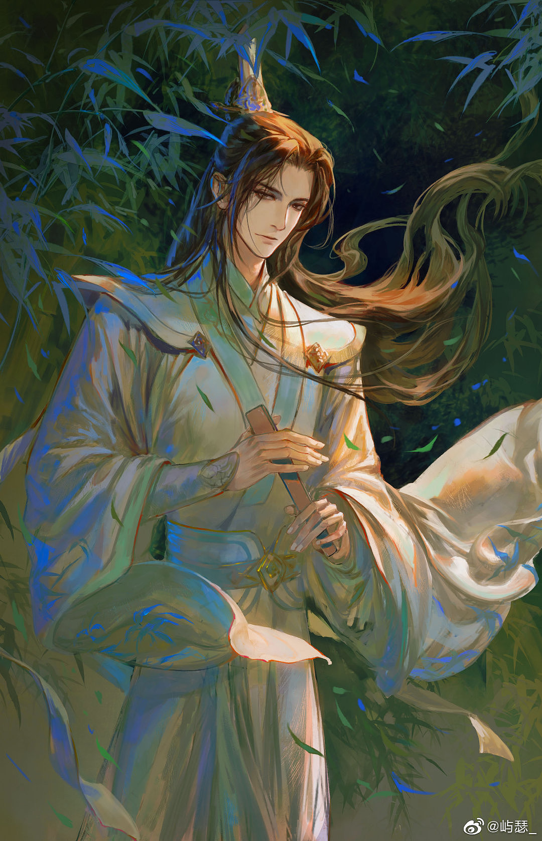 今年的一些古风插画作品（图ZMzE1NDYxMjY4） - 商业插画 - 站酷设计师屿瑟原创素材 - 站酷ZCOOL