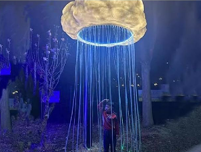 2023暖场道具蘑菇云雨帘租赁蘑菇云雨帘租赁蘑菇云道具