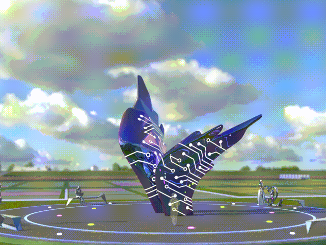 《飞翔之翼》（图ZMzM5MTQzMTY4） - 雕塑 - 站酷设计师袁启成原创素材 - 站酷ZCOOL