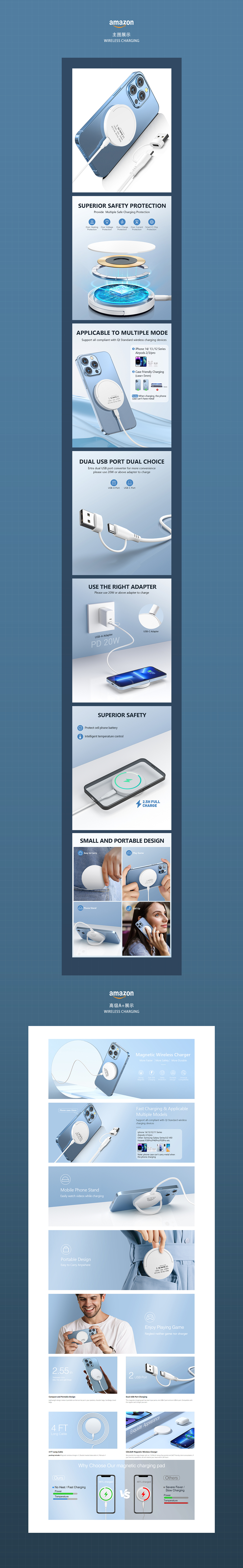 Amazon套图/3*多功能无线充/盐灯（图ZMzYxNDAyNzYw） - 电商 - 站酷设计师99JIU原创素材 - 站酷ZCOOL