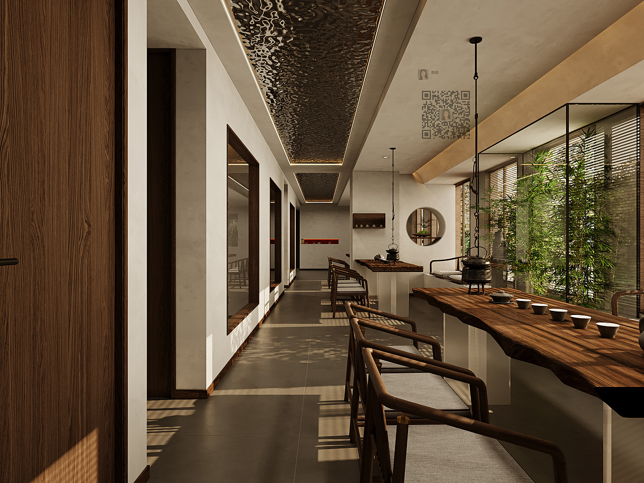 古香、古韵,不一样的新中式茶室设计