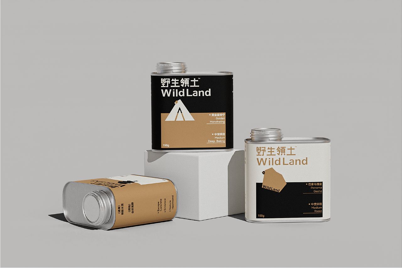 MIX_XIAO|野生领土露营咖啡VI设计