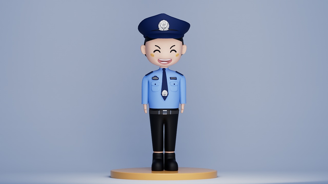 【NICK老师】警察形象建模（男士）（图ZMzAwMDY0MDUy） - 人物/生物 - 站酷设计师Nick老师原创素材 - 站酷ZCOOL