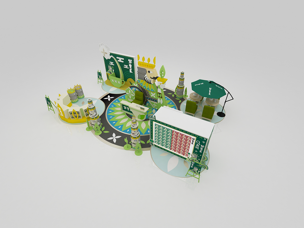 活动创意空间类（图ZMzEyNTU2NzEy） - 舞台美术 - 站酷设计师kingwu5原创素材 - 站酷ZCOOL