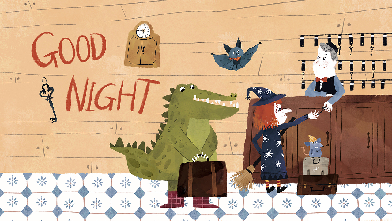 绘本《good night》部分内页