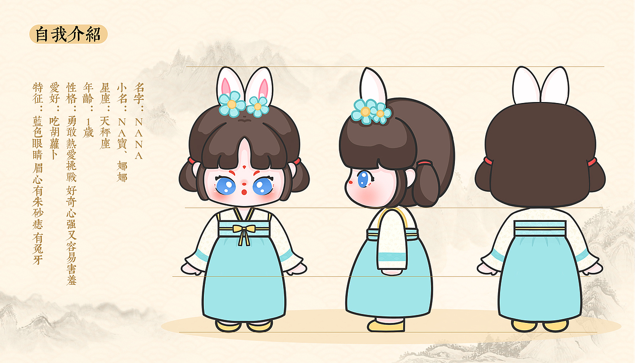 兔年IP系列插画——小兔精NANA（图ZMzE3NzIzNzky） - 商业插画 - 站酷设计师辣酱v原创素材 - 站酷ZCOOL