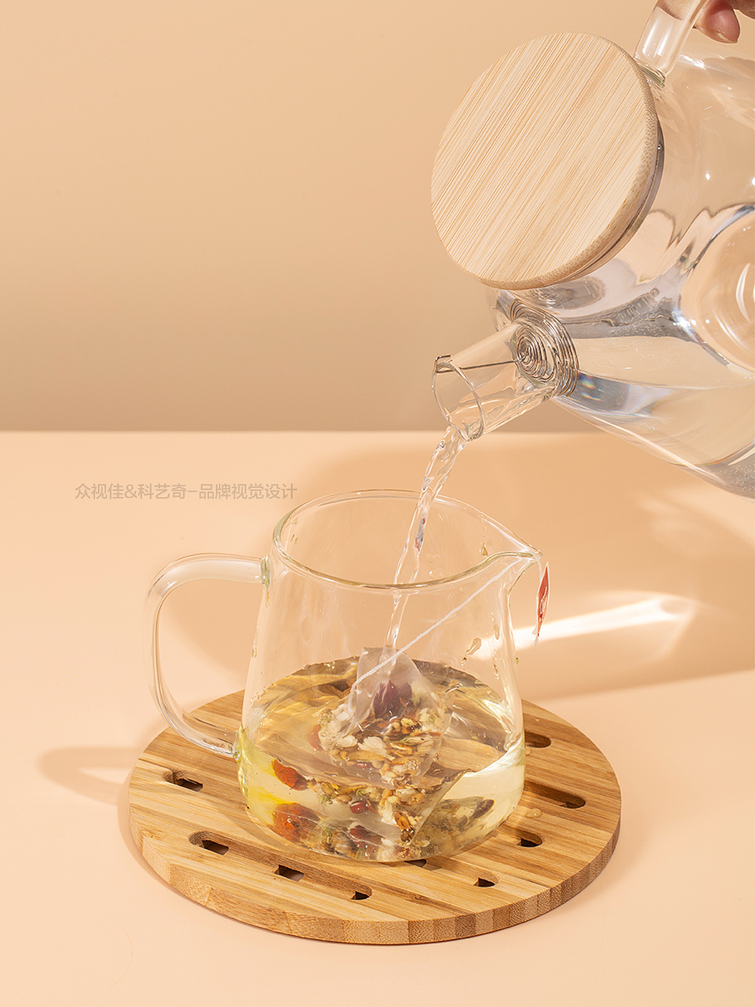 赤小豆薏米茨实茯苓茶产品拍摄