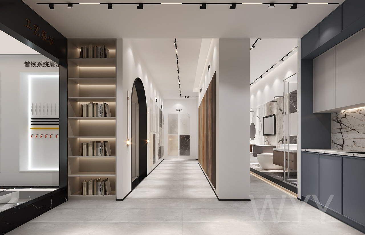 材料展示区——展厅