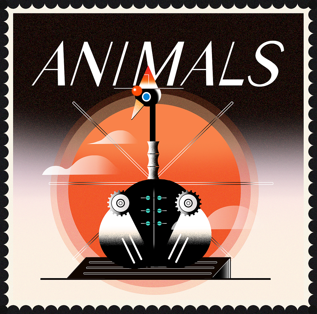 插画设计 - Mechanical Animal（图ZMzIyMzI3MzU2） - 图案 - 站酷设计师momo_gaga原创素材 - 站酷ZCOOL