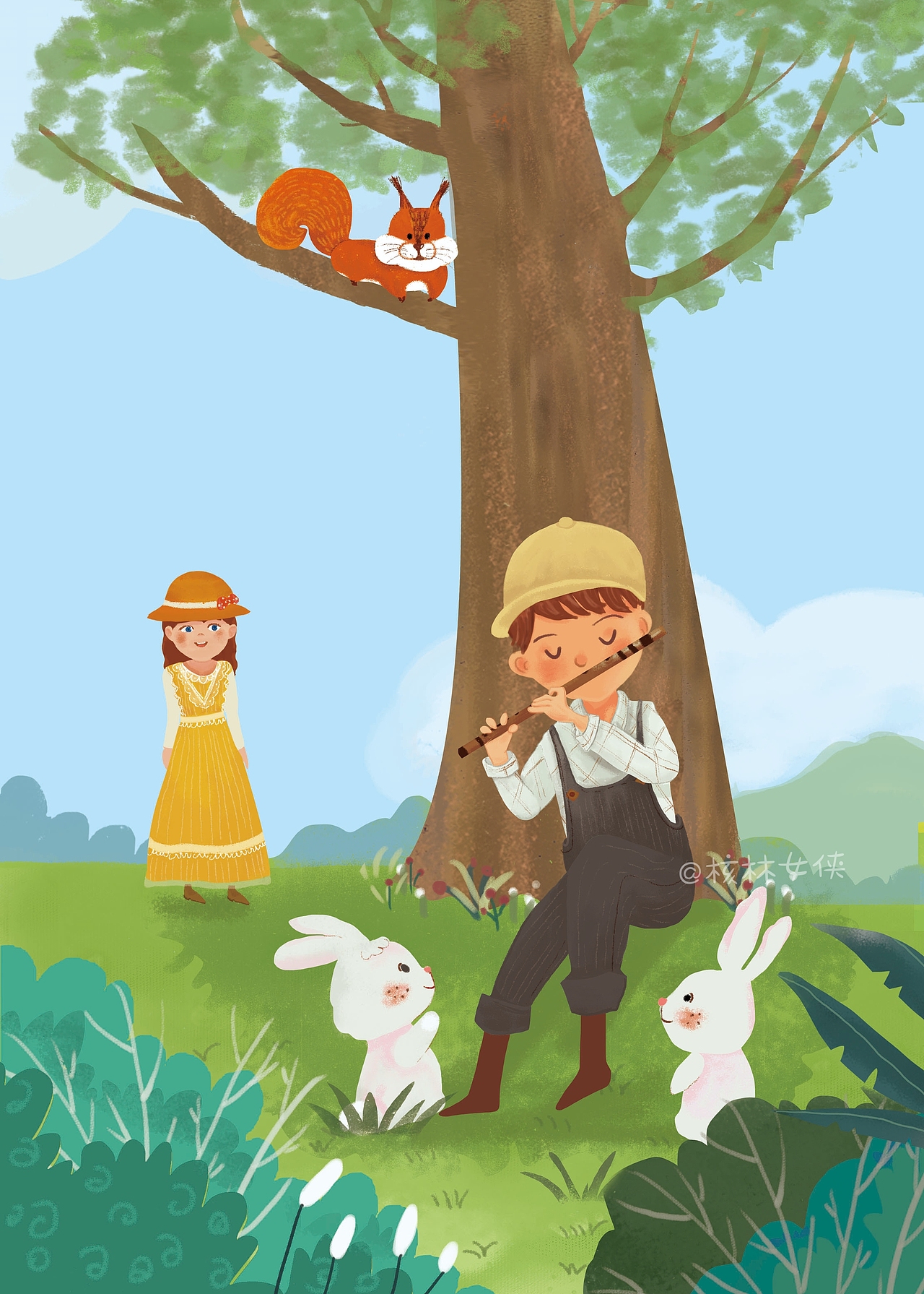 原创插画-名著内页插画-儿童插画（已出版）（图ZMzIxMjc4NzEy） - 绘本 - 站酷设计师核林女侠heling原创素材 - 站酷ZCOOL