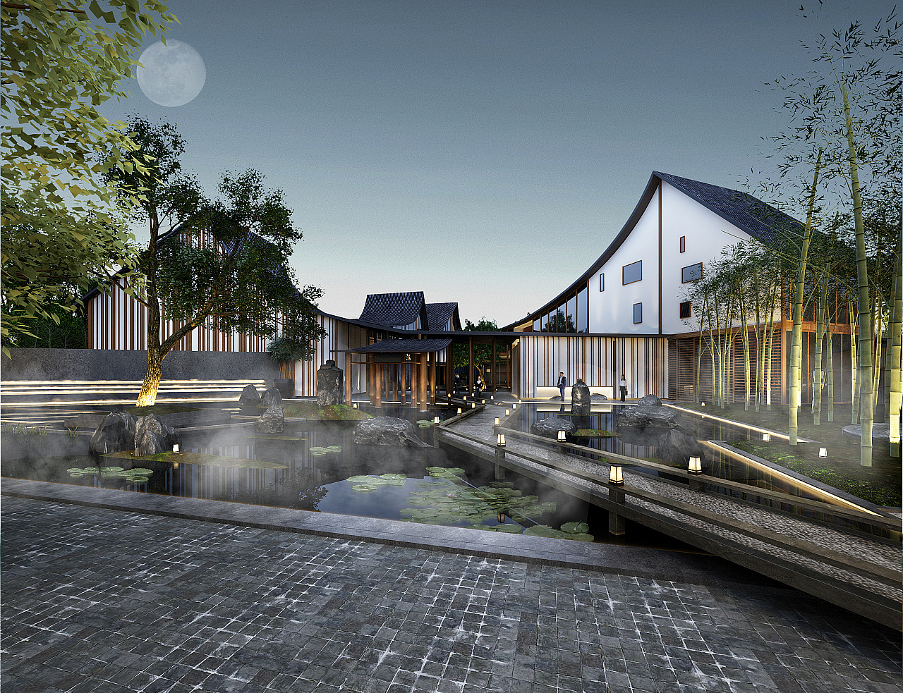 山水之间的中式书院