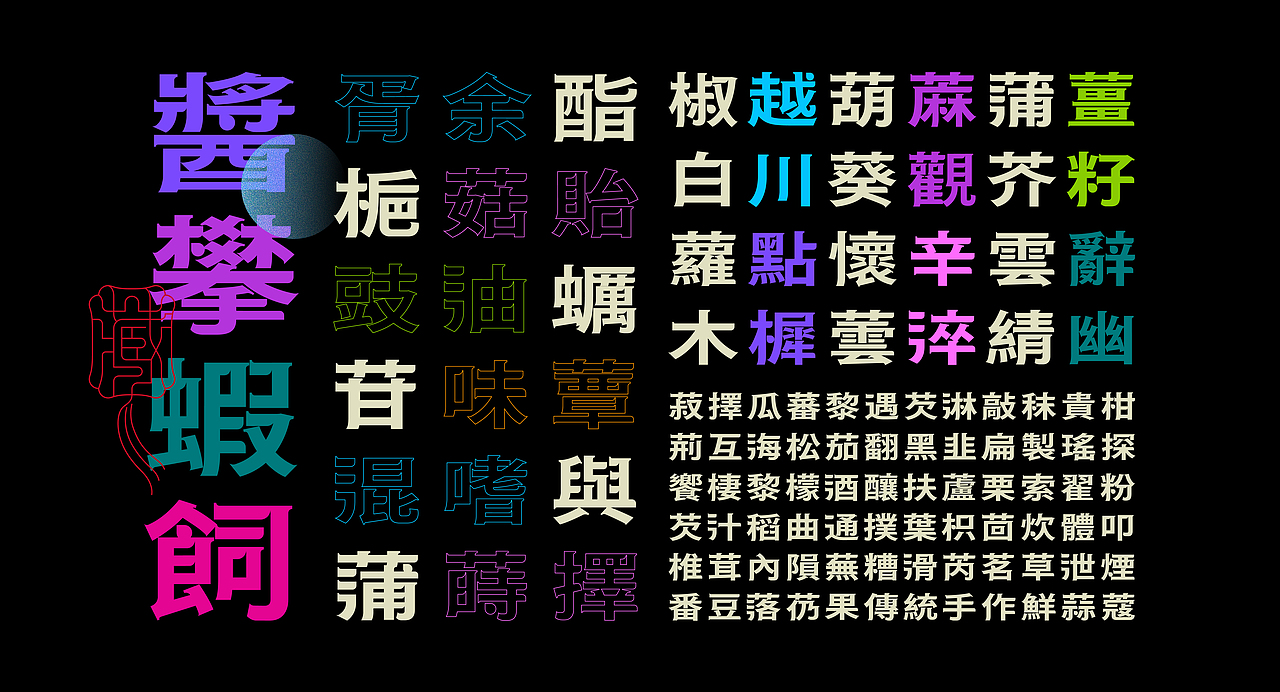 《“綪藏体”字库延展应用—榕蒄漟火锅酱料包装设计》