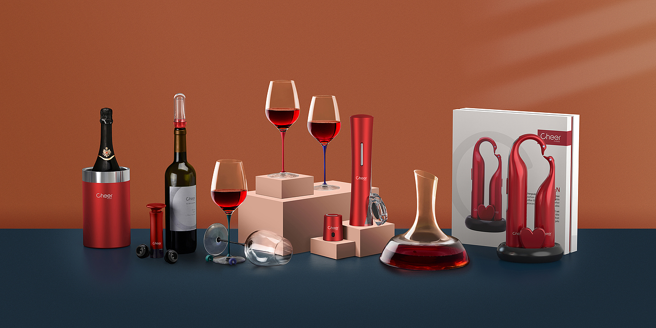 酒具产品展会海报渲染（图ZMzE1NjMwOTky） - 产品 - 站酷设计师小赖先森原创素材 - 站酷ZCOOL