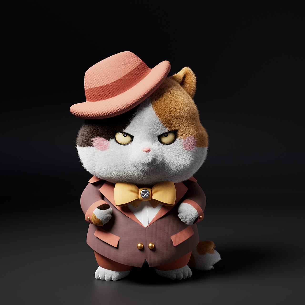 毛发IP作品（图ZMjk3NDA1MzU2） - 人物/生物 - 站酷设计师Forrest万木原创素材 - 站酷ZCOOL