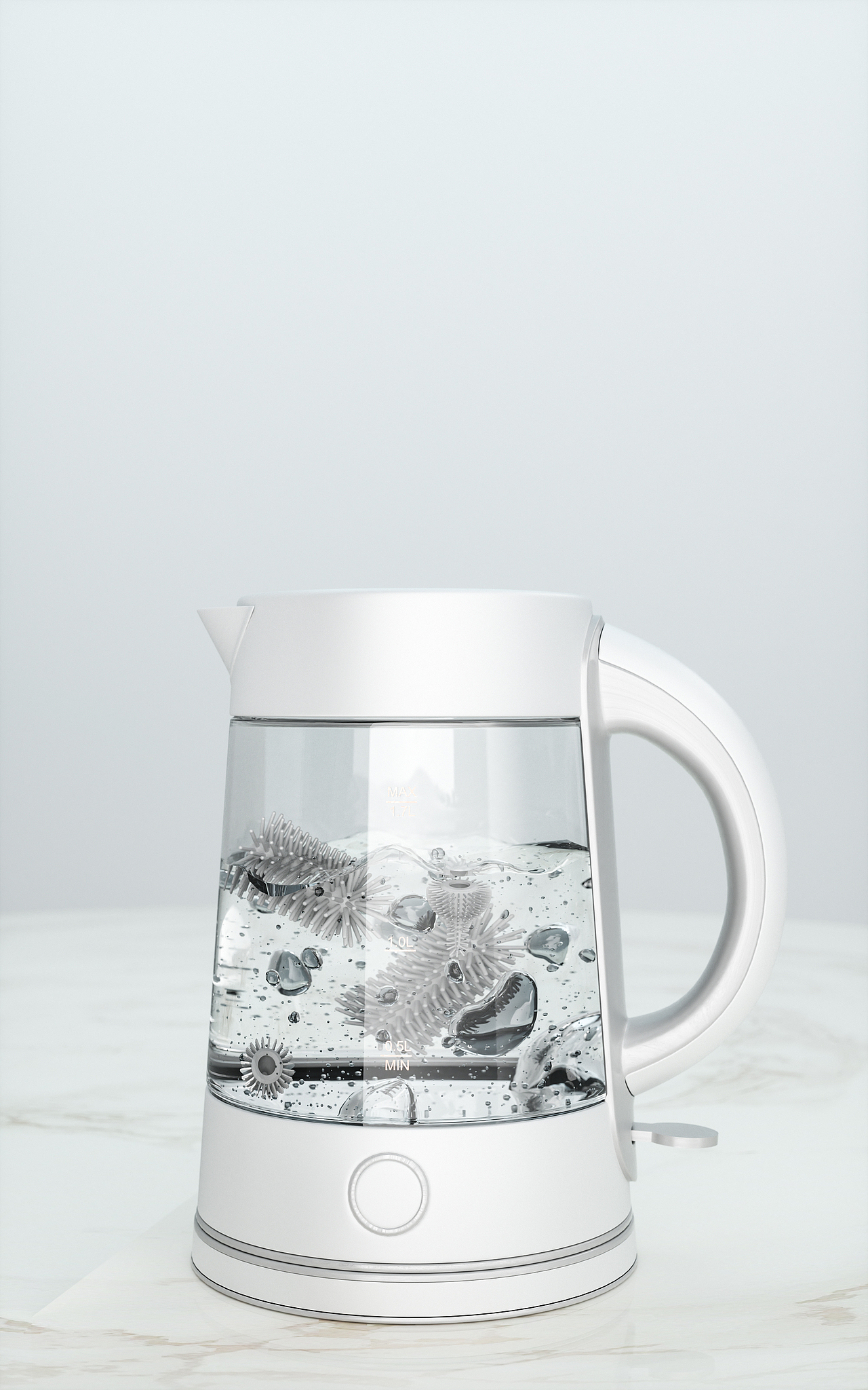 母婴三维设计C4D，硅胶奶瓶刷婴儿奶嘴吸管奶瓶刷套装