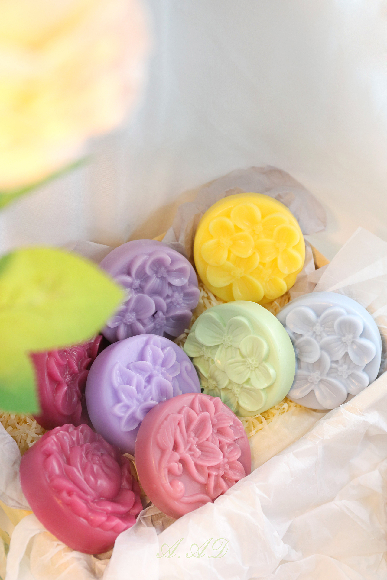 手工皂礼盒·鲜花皂