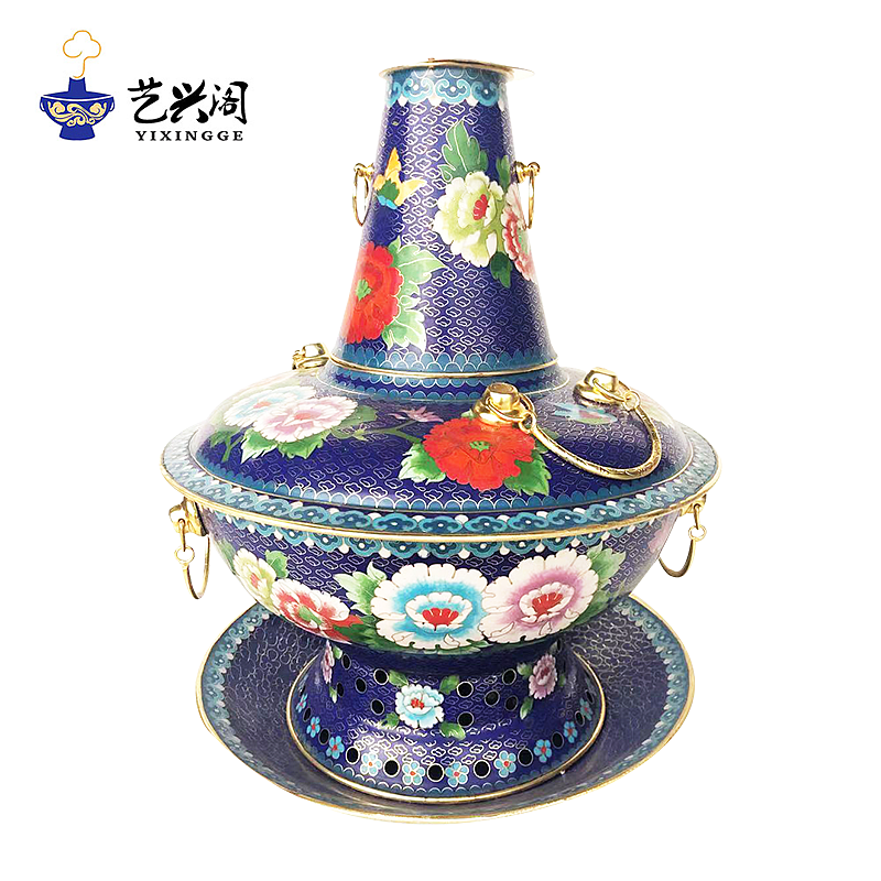 景泰蓝铜火锅（图ZMzE1ODI1NTky） - 品牌 - 站酷设计师阿桦桦桦原创素材 - 站酷ZCOOL