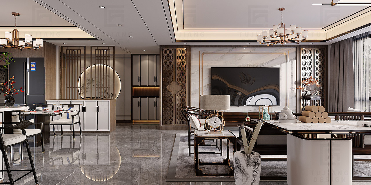 新中式:闲待花开,静品时光