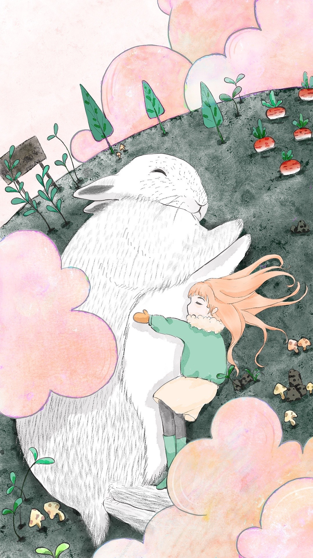 兔兔星球（图ZMzI2ODIxMjg0） - 艺术插画 - 站酷设计师藏木原创素材 - 站酷ZCOOL