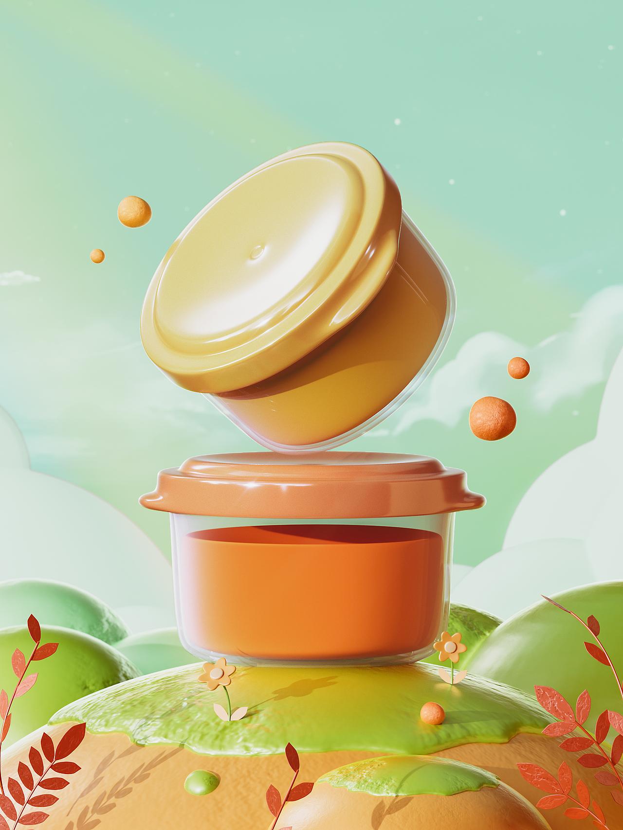 粘土彩泥产品建模渲染练习（图ZMzA0NzM0NjY0） - 产品 - 站酷设计师哈喽Kiril原创素材 - 站酷ZCOOL