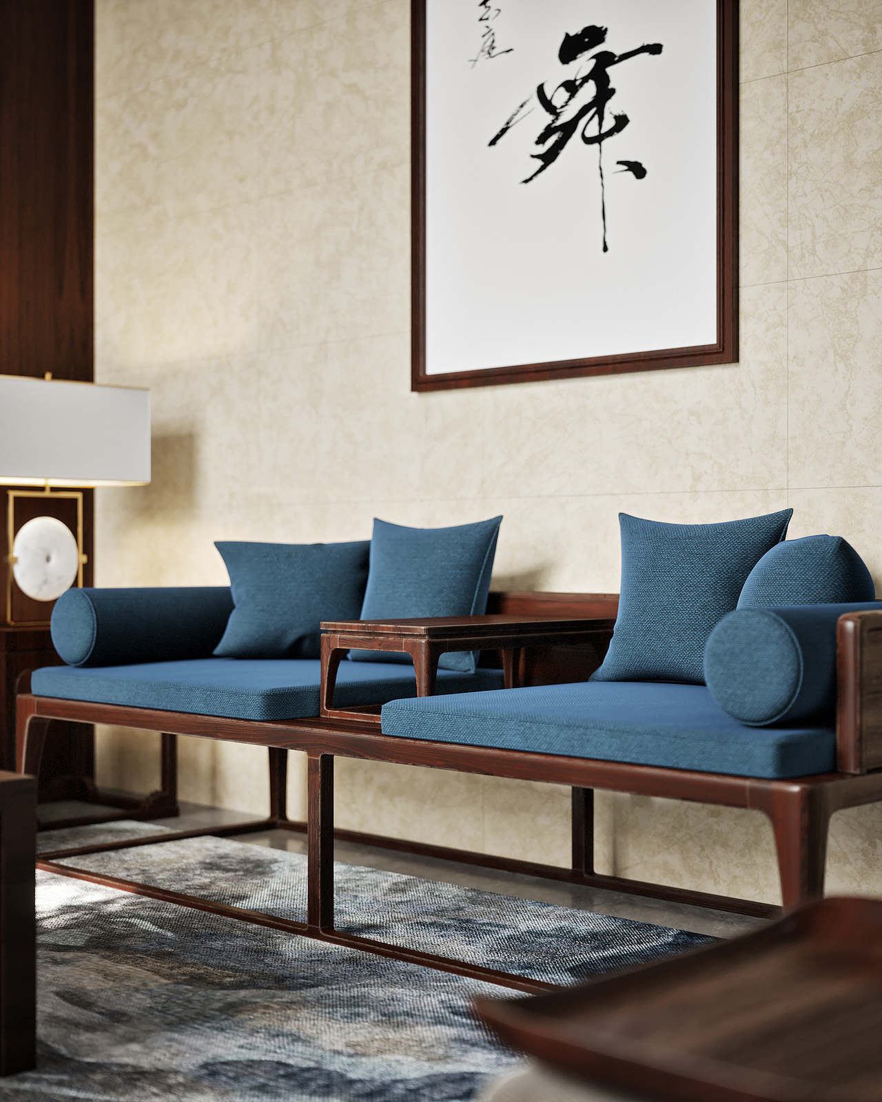 简约中式-国泰现代城别墅