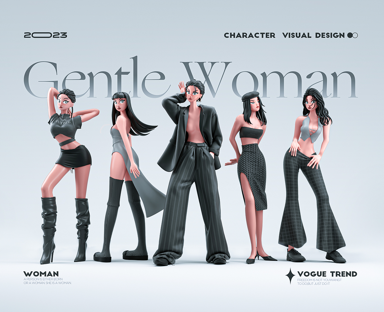 Ladys ' | 3D风格化人物