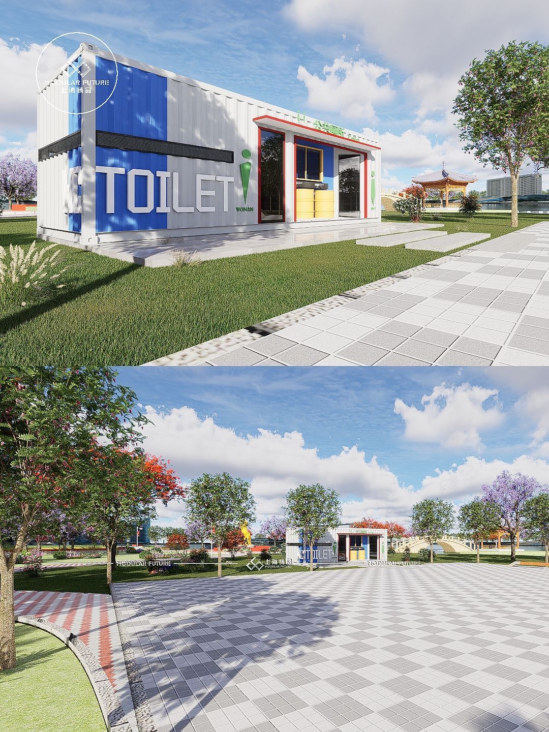 集装箱厕所 | 集装箱公共卫生间 | 集装箱洗手间