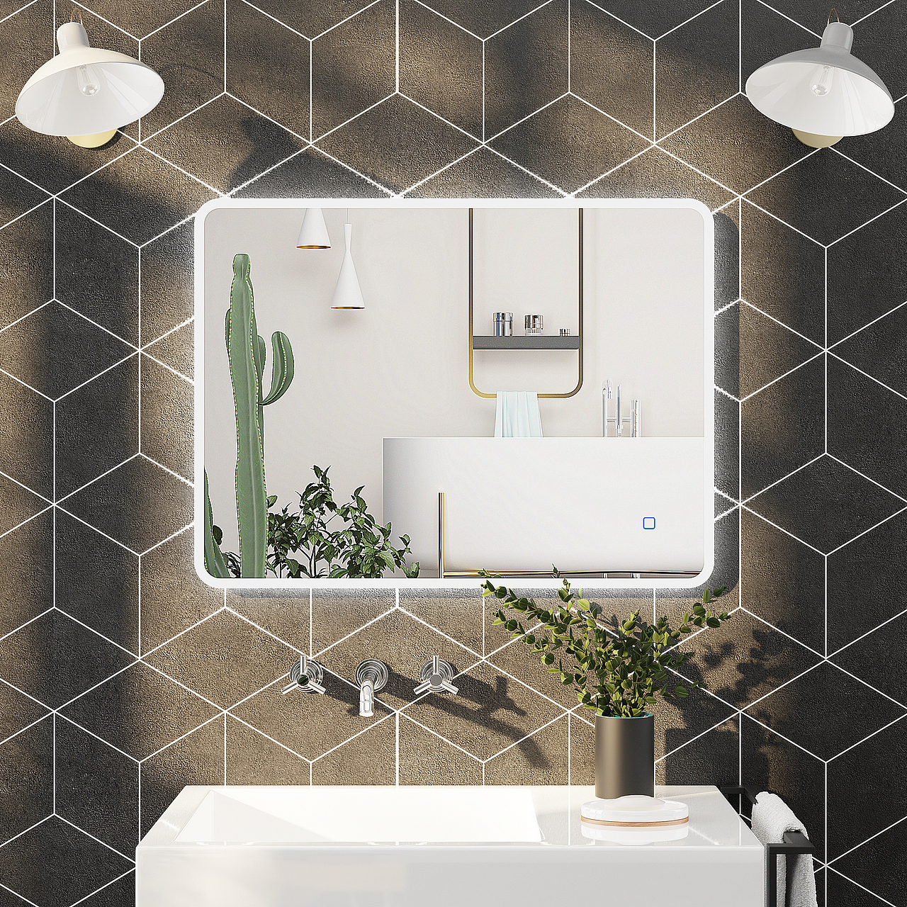 亚马逊主副图设计isiting爆款设计/ LED发光镜子分享（图ZMzM2MTY1NDU2） - 产品摄影 - 站酷设计师雪珂摄影工作室原创素材 - 站酷ZCOOL